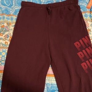 Pink sweats